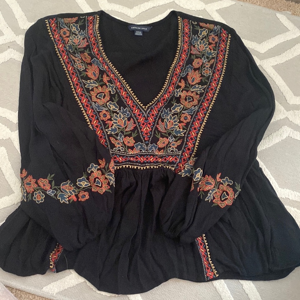 American Eagle Peasant Top